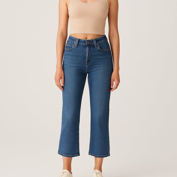 Lee Flex Motion Jean Capris, size 12, mid rise - Picture 2 of 7